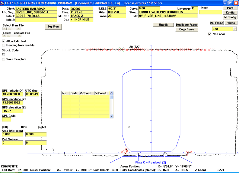 The LKO/L-KOPIA laser software is built on 16 years of experience from earlier laser software versions. As before, we have several side programs to adapt the LKO/L-KOPIA output to other applications, such as ClearLoad, WideLoad, Ballast Diagrams, AutoCAD and GEO- 12.